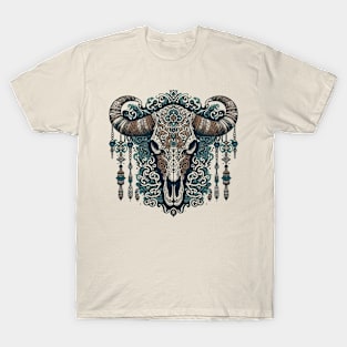 Floral bull skull T-Shirt